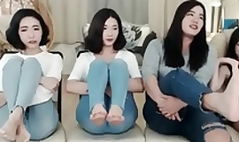 Korean girls get bastinado
