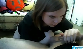 Cute Redhead Gives a Nice Ball Sucking - porn video t me/ballsmatters