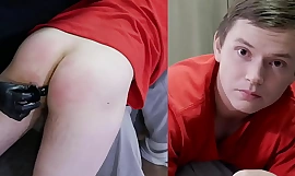 Straight Boy's Humiliating Butt Plug Spanking