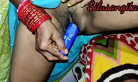 Indiano villaggio bhabhi caldo fucking nariyal bottiglia sesso
