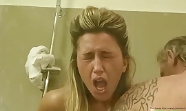 STEPFATHER HARD FUCKS STEPDAUGHTER adjacent to a Hotel BATHROOM!The most Painful and Rough Fuck ever far clincher Creampie: she's NOT ON PILL (CONSENSUAL ROLEPLAY:INTRO ENDS handy 1:45))