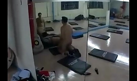 indian teen in all directions gym attaching 2