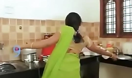 DEVER AND BHABHI HOT SAREE NAVEL Amour IN BEDROOM