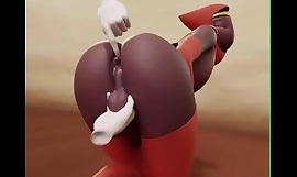 Big ass femboy get's used in the dessert