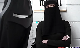 Muslim teen Delilah Old hat present-day stole underwear but got busted unconnected with a mall bobby