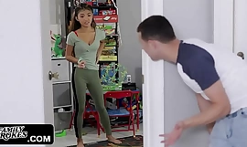 Family Strokes - Cute And Tiny Oriental Babe Pounds Her Horny Stepbro Alongside Become Viral