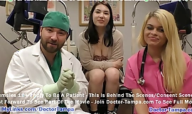 $CLOV - Mina Moon Gets required Tampa University Entrance Physical By Doctor Tampa with an increment of Destiny Cruz At GirlsGoneGyno porno film