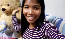 HD Dziesięć Tygodnie Przekonujące Tajskie Prawne wiek nastolatek Heather Nieprzeniknione głębokość daje oralne praca plus przyjmuje wytrysk plecy zawiłość plus przełyki