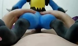 Lucca The Lucario Plush Gets Bred By Her Trainer: 100 minutes of sensual lovemaking with creampie