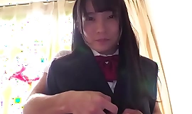Tânără japoneză școală gagică cu țâțe mici futut - Aoi Kururugi