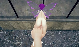 Fingering a shut fairy's pussy