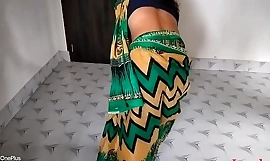 Sari verde indio maduro sexo en el hotel Fivester (video autorizado por Localsex31)