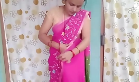 Sherin desi femme sari