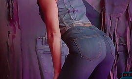 Playboy5 khiêu dâm - Vòng tròn phiền phức MILF diễn viên khiêu dâm Adriana Chechik với chiếc quần jean nữ tính cho Playboy