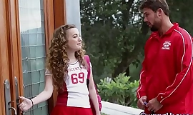 Highschool teen facial