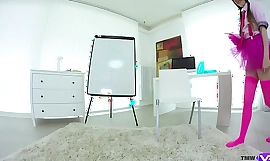 Tmw vr come up with - timea bella -vr schoolgirl stomach