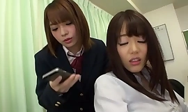 Tiny asian schoolgirl rika dominates several teachers