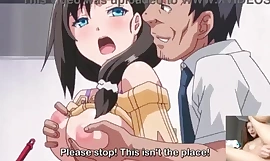 Coworker fucked his boss's wife nigh ever hole [uncensored hentai English subtitles]