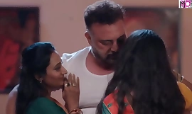 Indian father in law fucked her two unsatisfied lassie in laws take satisfy their hungry pussy real Hindi audio hardcore sex video.