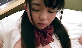 Video of cute downcast phase with snug soul having sex in uniform!