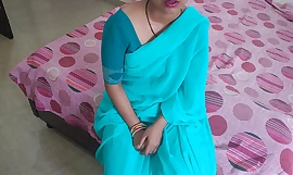 Hot Indian Desi village bhabhi was full romance with devar and fucking firm in patent Hindi audio