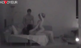 Zelfgemaakte voyeur. Zeer hete swingersvakantie FFMM vier verwant aan
