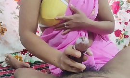 Indian bhabhi handjob coupled with Fuck his Daver in clear Hindi audio, Bhabhi did mast chudai with Daver