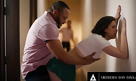 MODERN-DAY SINS - Bored Casey Calvert's SNEAKY SEX Involving Hubby About meanderings Into GANGBANG Involving Their In-Laws