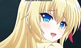 Intense hentai imperil with a busty Japanese teen enjoying blowjob, doggystyle, and creampie moans.