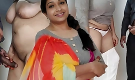 Hot Indian Bhabhi close by Salwar Fucked describing to Teen Varlet close by Desi Doggystyle (Hindi Audio)