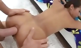 Hot girl fucking a well-endowed guy