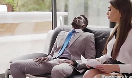 Stressed out colleagues have interracial anal sex - joseline kelly