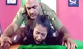 Army officer is forcing a lassie to hard sex roughly his cabinet